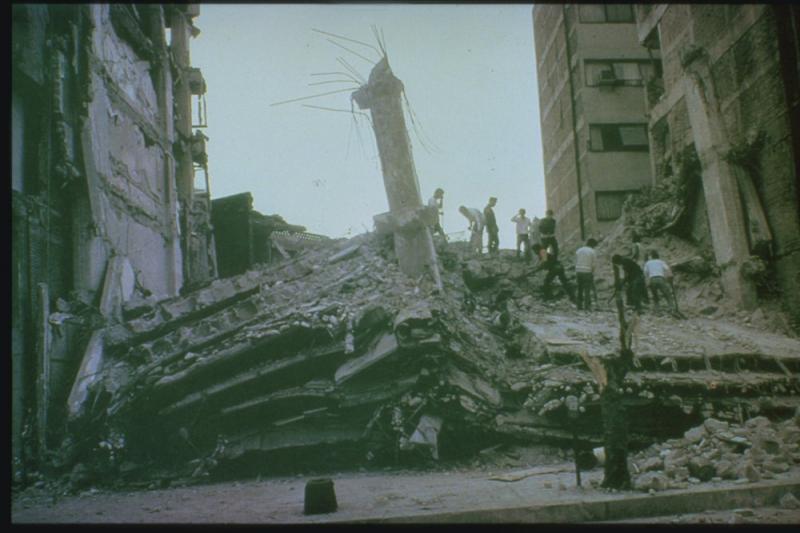 CollapsedFloorsPuncturedByLoad-BearingColumn.jpg CollapsedFloorsPuncturedByLoad-BearingColumn.jpg